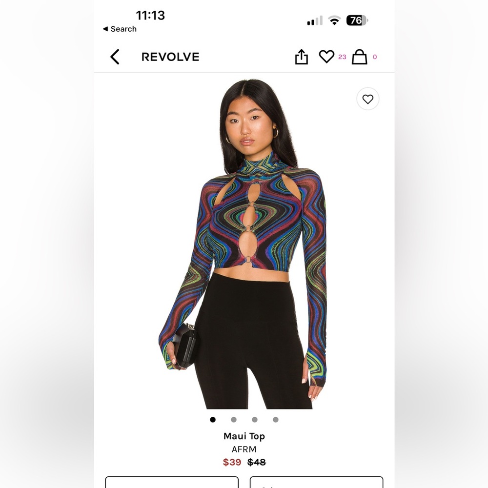 AFRM Maui Top NWT